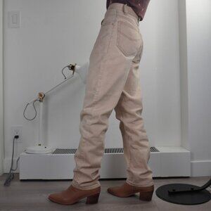 Giordano Beige Denim Jeans Size 27 Straight Leg